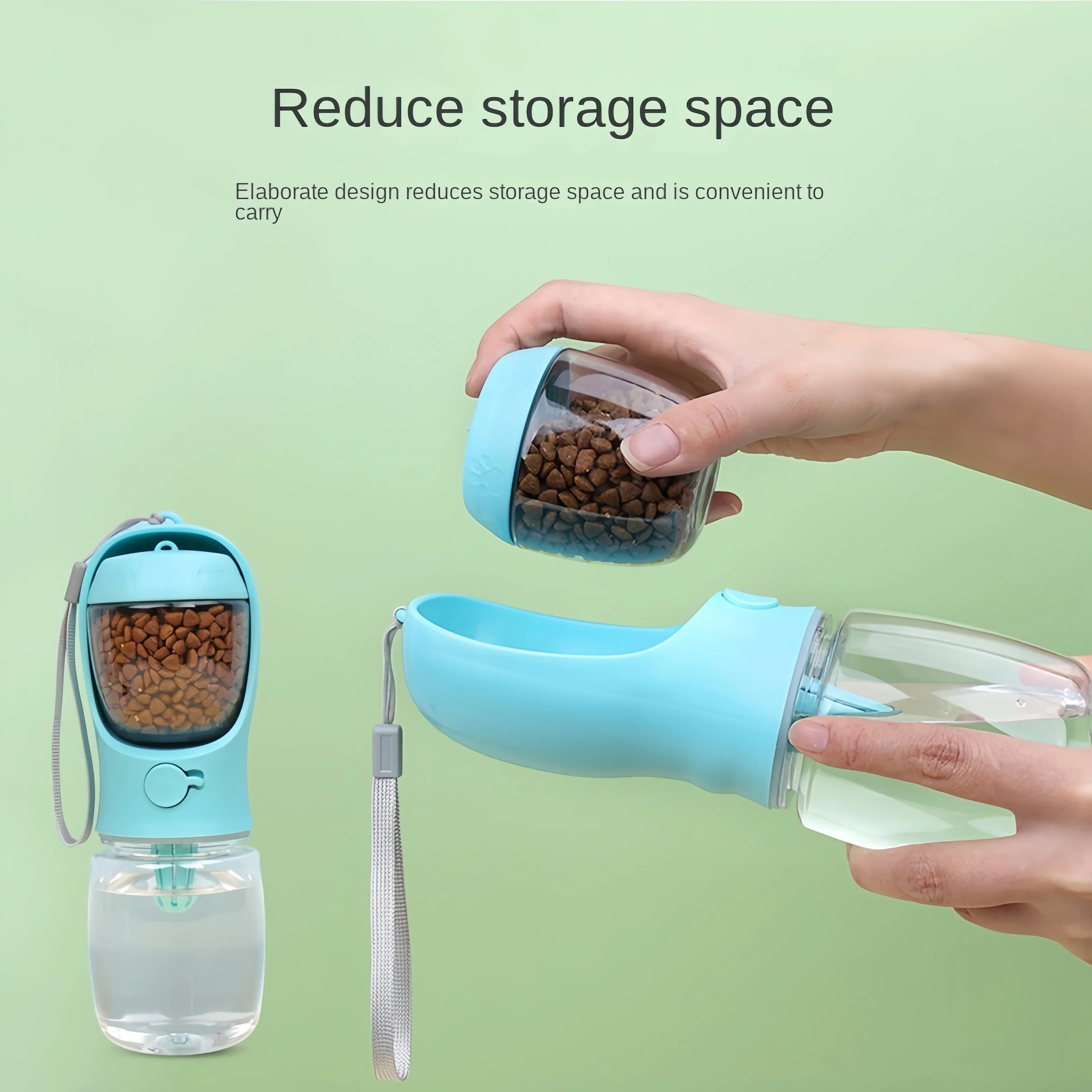 Pet Travel Hydration & Snack Bottle